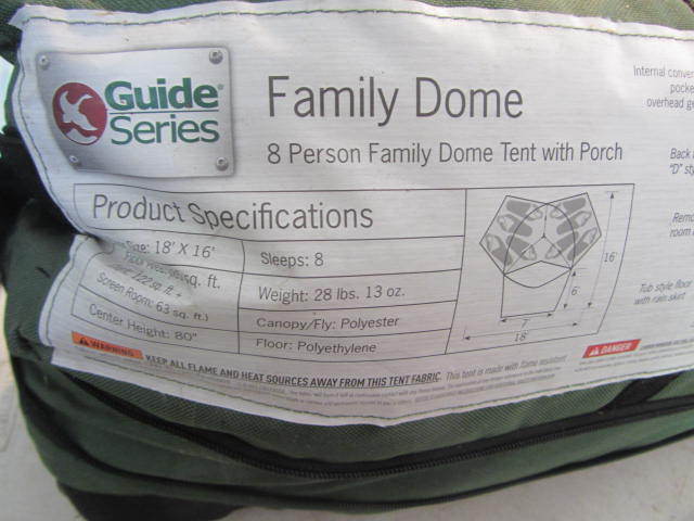 lot 30 image: Family Dome Tent