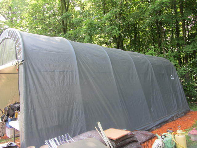 lot 1 image: Shelter Logic Tent