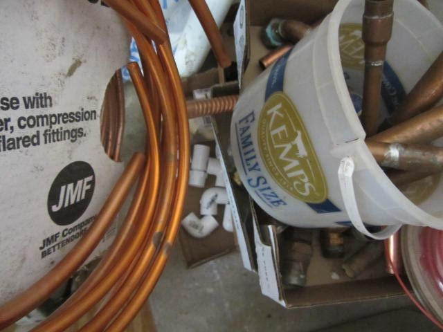 lot 91 image: Copper Tubing & Fittings