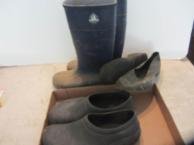 lot 93 image: Boots, Crocs, Tingly