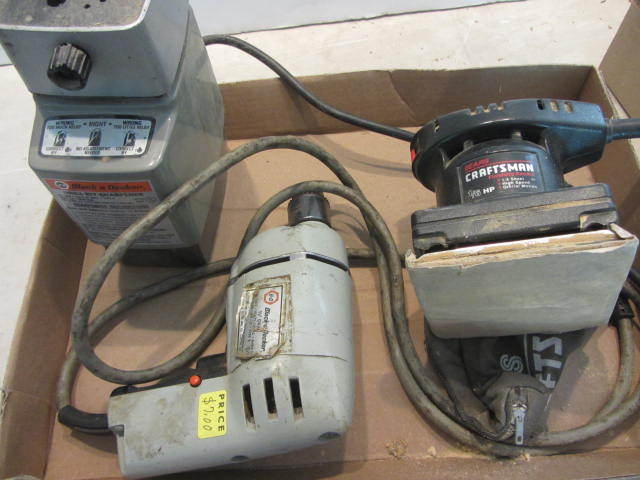 lot 100 image: Drill Bit Sharpener, Drill, Sander
