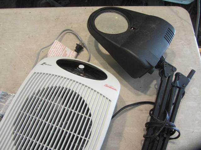 lot 181 image: Heater, Magnifying Light