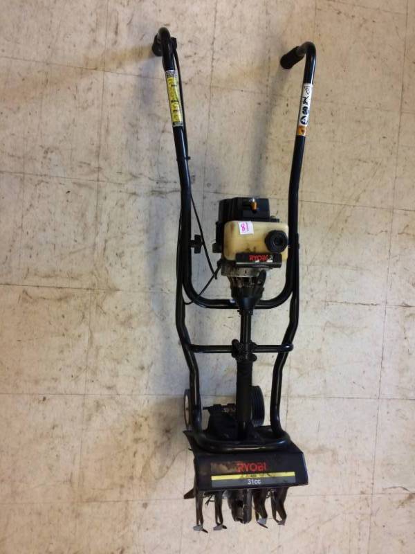 lot 81 image: Ryobi Tiller