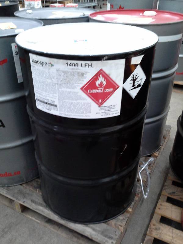 lot 409 image: One Drum of Innospec Fuel Specialties Diesel Fuel Additive 1400 LFH  Winter 55-Gallon