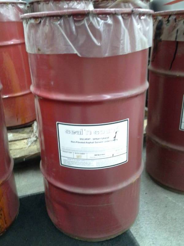 lot 435 image: One Keg of Oil Service Seal n Sound Solvent Spray Grade Non-Fibrated Asphalt Solvent Undercoating 16-Gallon