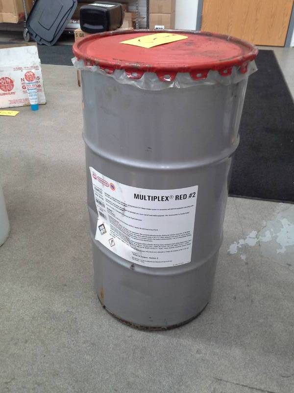 lot 440 image: One Keg of Conoco Phillips 66 Multiplex Red #2 High Performance Multi-Purpose Extreme Pressure Lithium Complex Grease