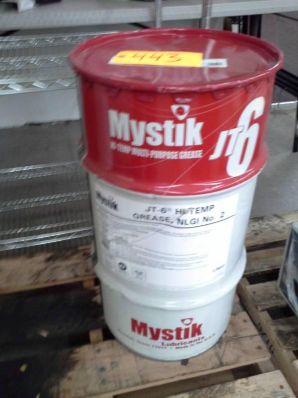 lot 443 image: One Keg of Mystik JT-6 Hi-Temp Multi-Purpose Grease NLGI #2