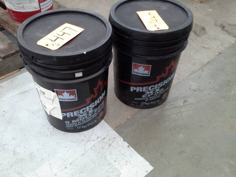 lot 447 image: 2 Pails of Petro-Canada Precision XL EP00 Premium Multi-Purpose EP Grease 5-Gallon