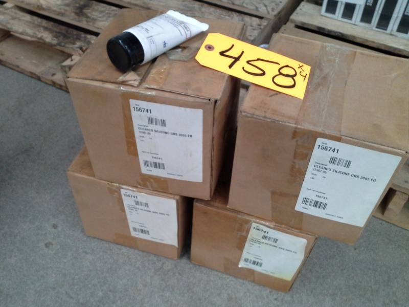 lot 458 image: 4 Cases of Clearco Products Co. Silicone GRS 3005 FG 5oz. Tubes