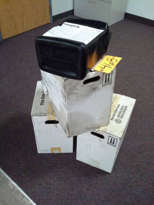 lot 468 image: 3 Cases of Innospec Fuel Specialties 7725 Performance Specialties Diesel Fuel Additive 18lbs. Bottles
