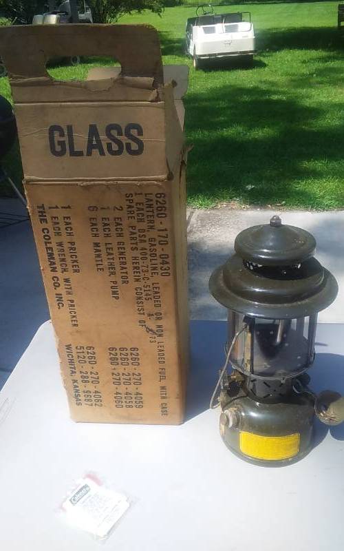 Military Surplus Lantern (Runs On Any Gas)