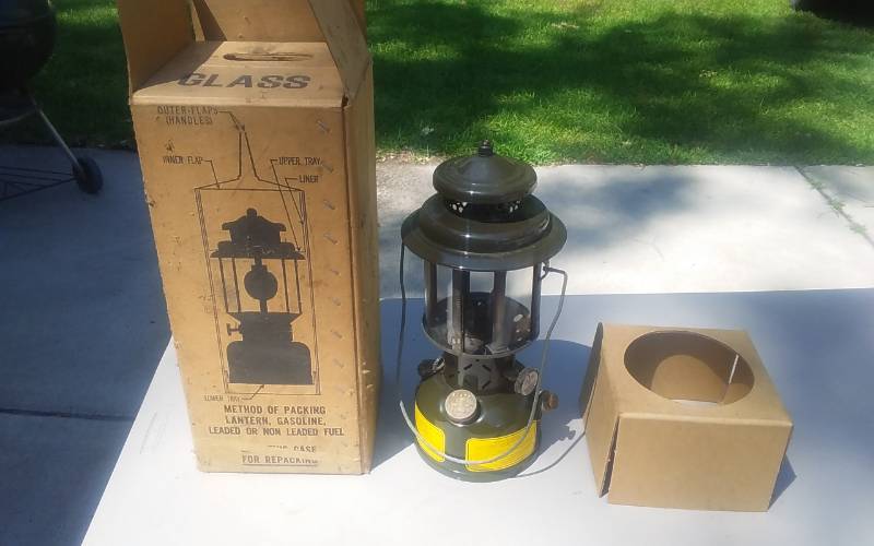Military Surplus Lantern (Runs On Any Gas)