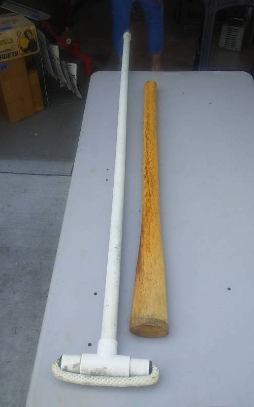 New Pick Ax Handle & Round-Up Weed Dabbing Stick