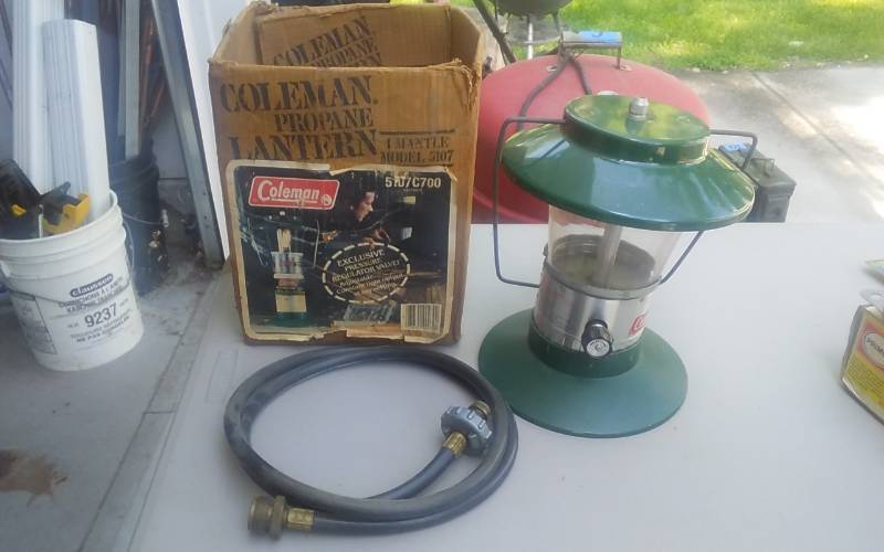 Coleman Lantern With Hose