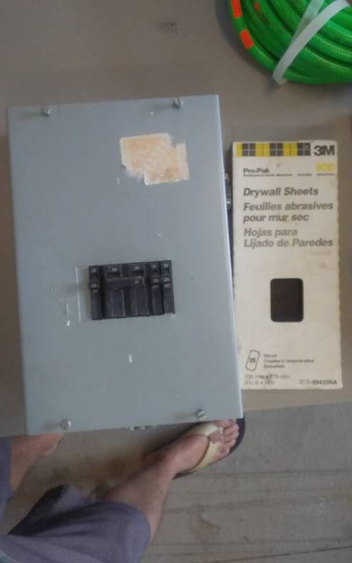 Breaker Box & 80-D Drywall Sanding Discs