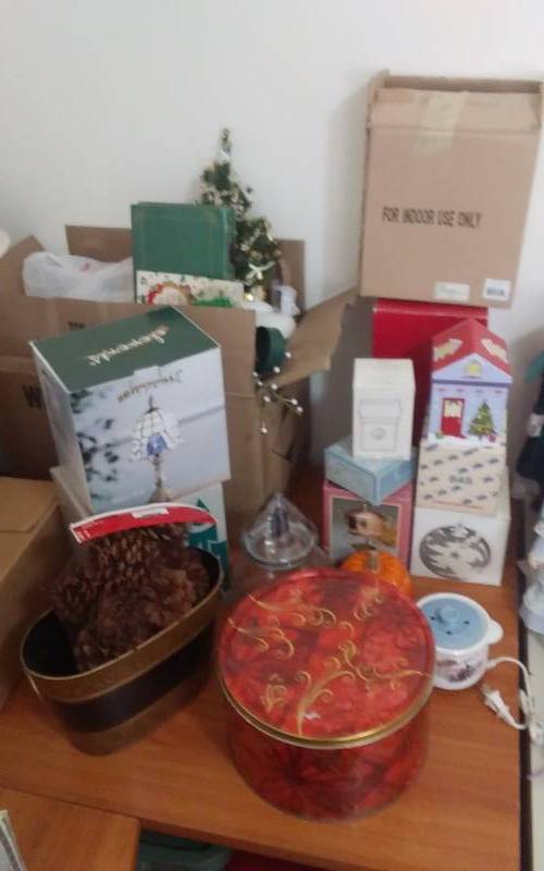 Large Lot Of SeasonalChristmas Decorations