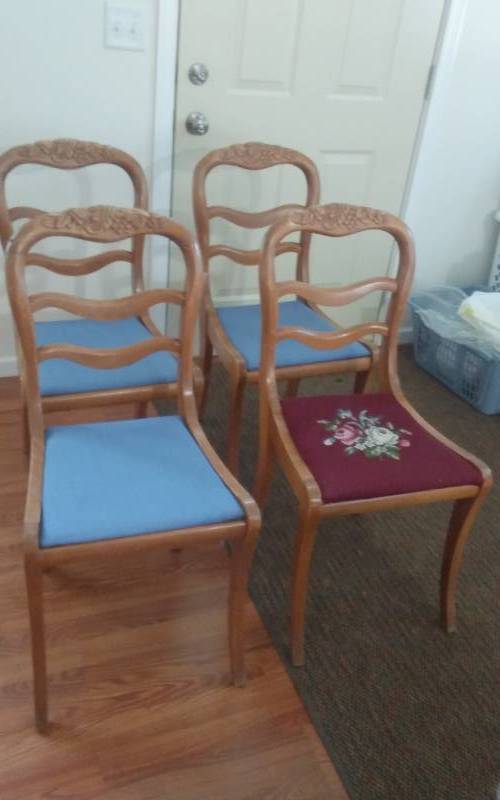 4-Wood Dining Chairs