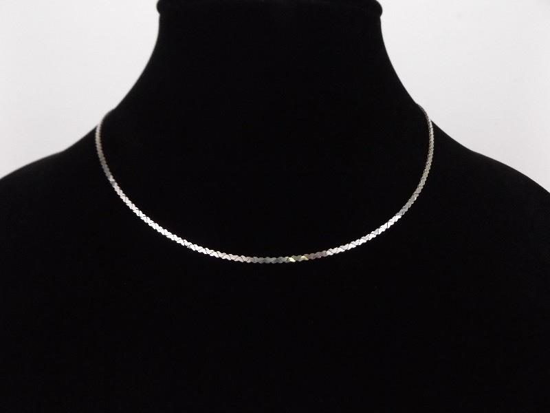 .925 Sterling Silver Heart Link Necklace