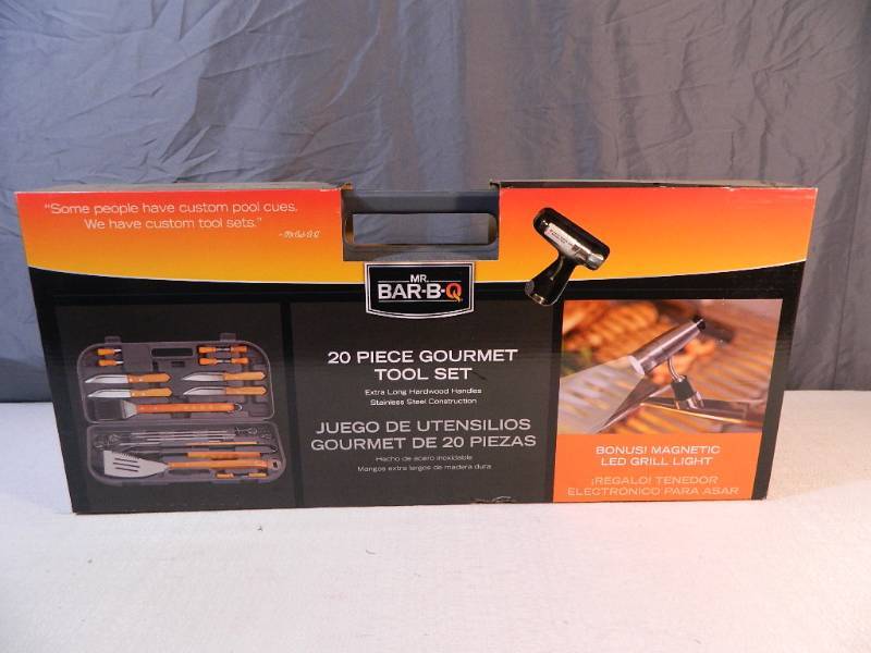 lot 188 image: New 20 Piece BBQ Tool Set