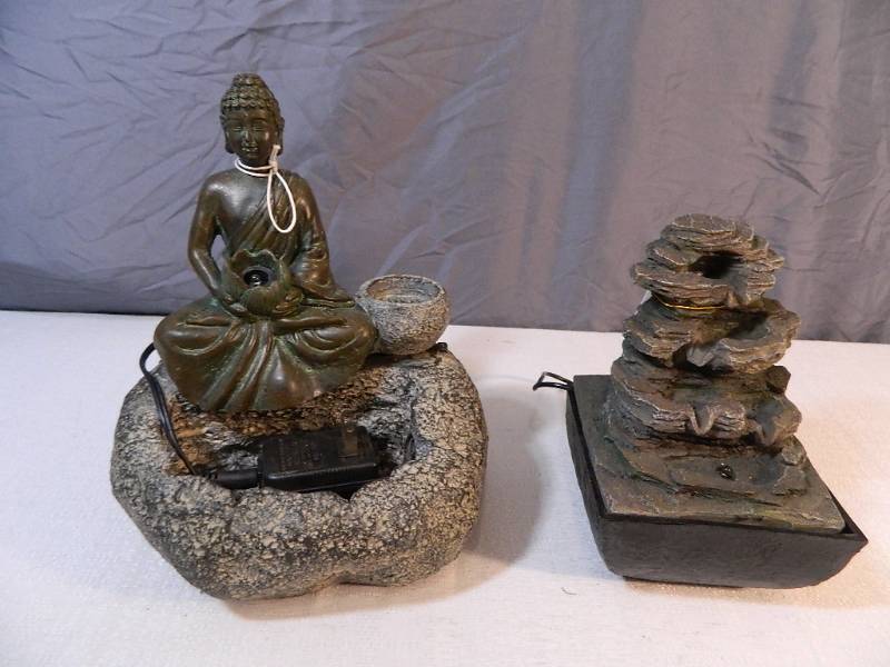 lot 189 image: 2 New Tabletop Fountains