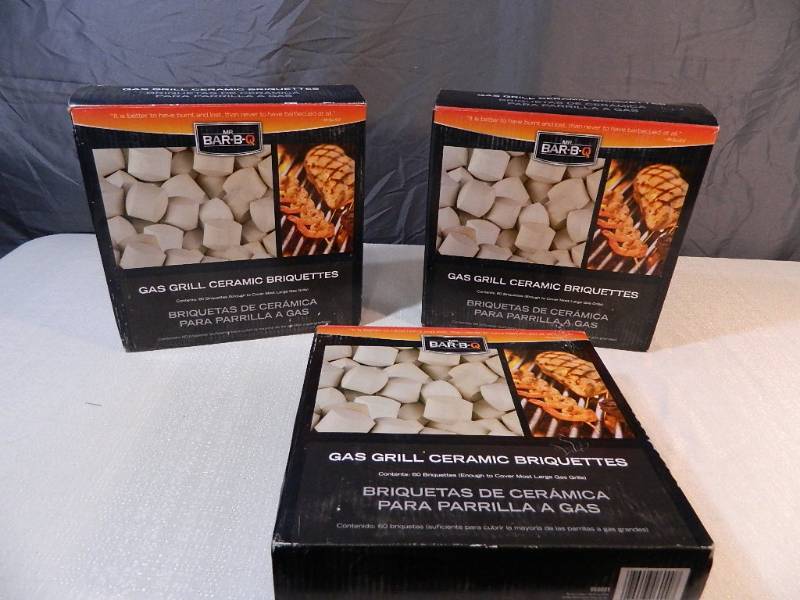 lot 221 image: New Gas Grill Ceramic Briquettes