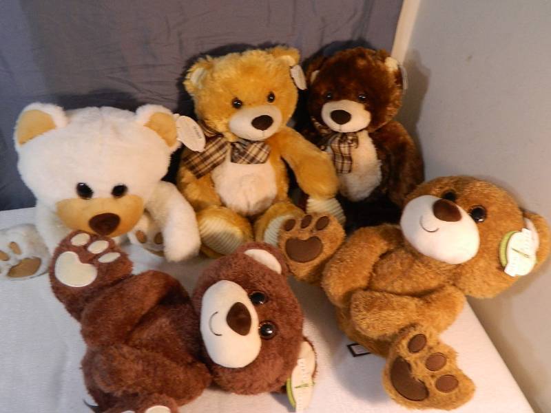lot 237 image: 5 New First Main Teddy Bears