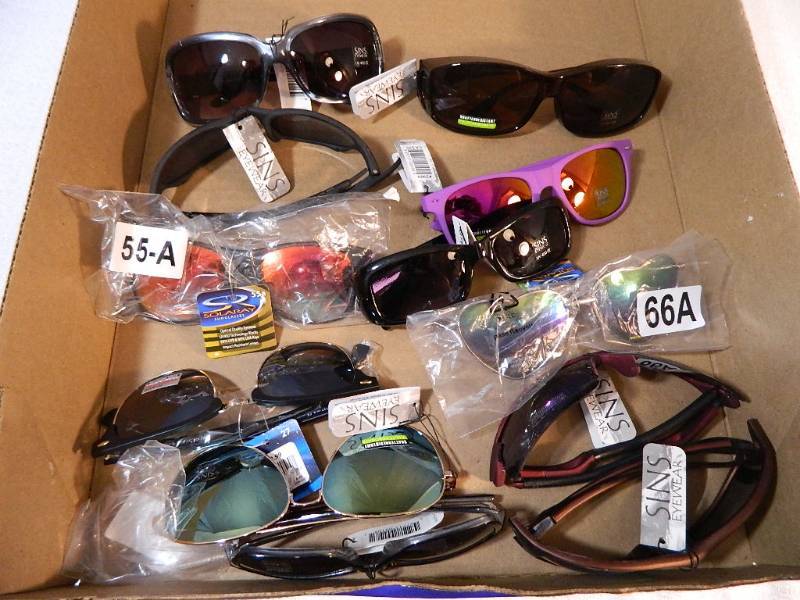 lot 251 image: 12 New Pairs of Sunglasses