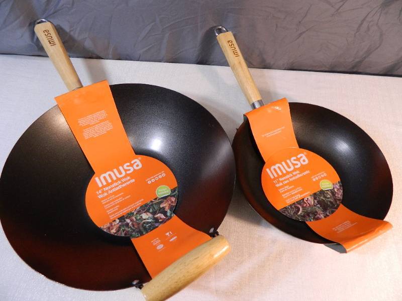 lot 269 image: 2 New Imusa Woks