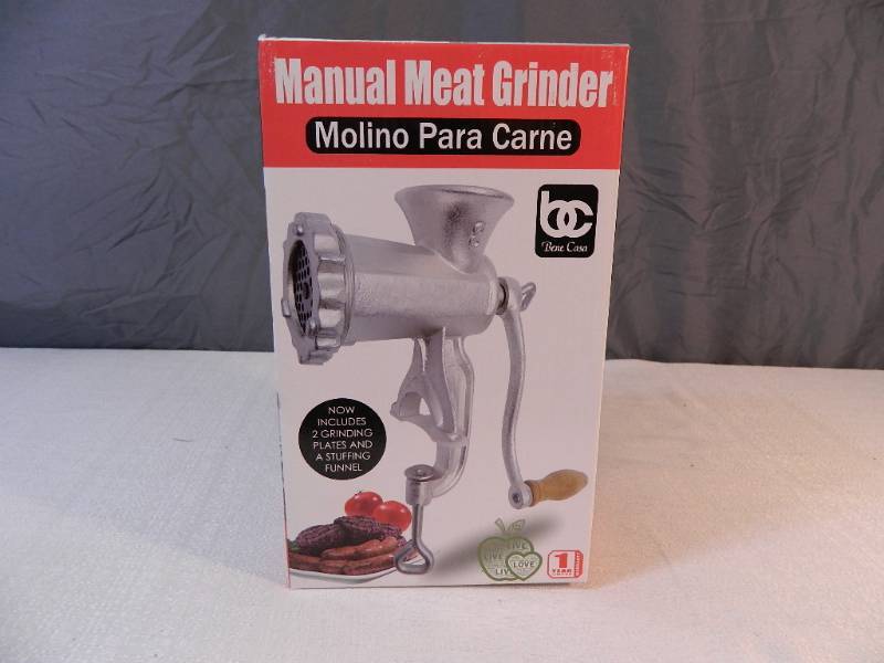 lot 37 image: New Manual Meat Grinder