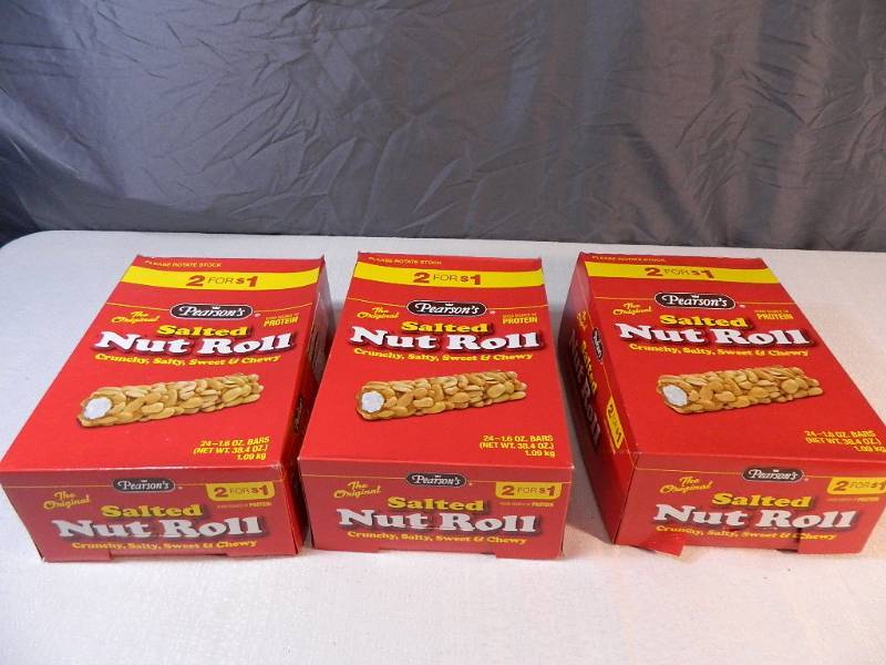 lot 57 image: 3 New Cases of Salted Nut Rolls