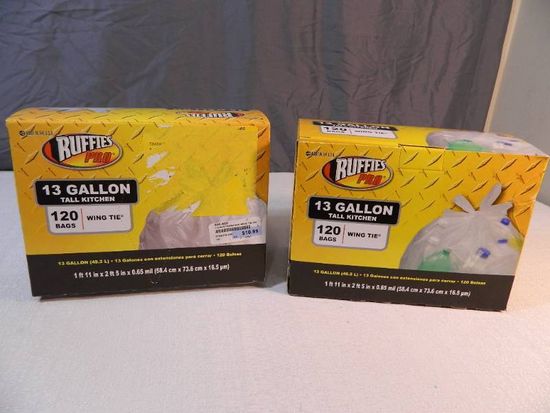 lot 86 image: 240 New Tall Kitchen Garbage Bags