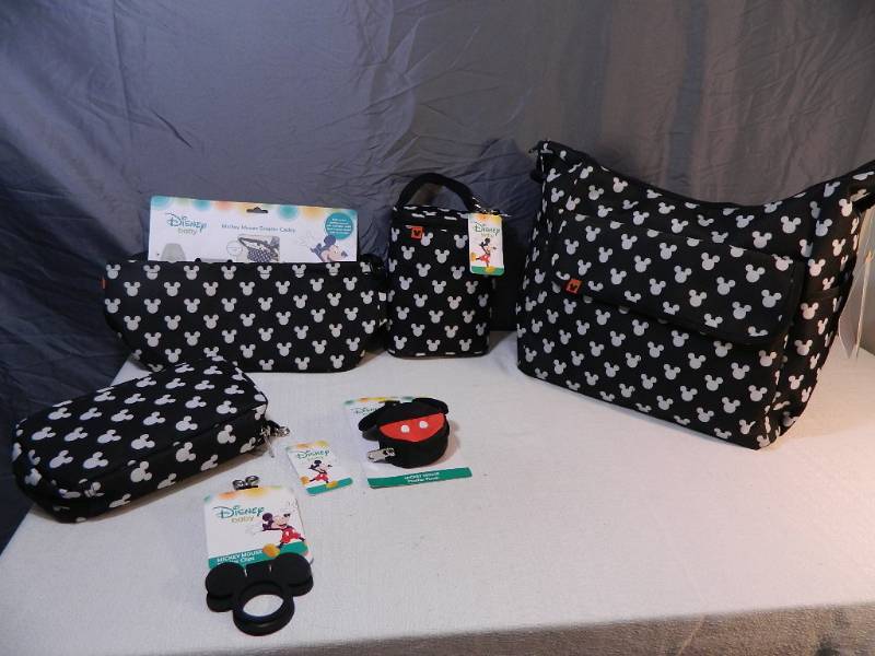 lot 88 image: New Disney Baby Diaper Bag and Accessories