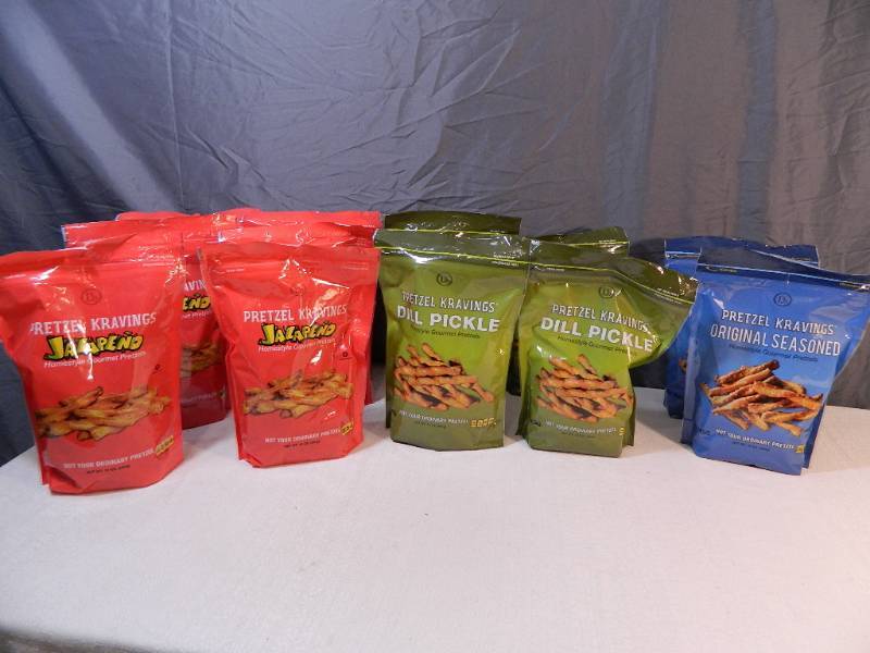 lot 91 image: 12 New Bags of Pretzel Kravings