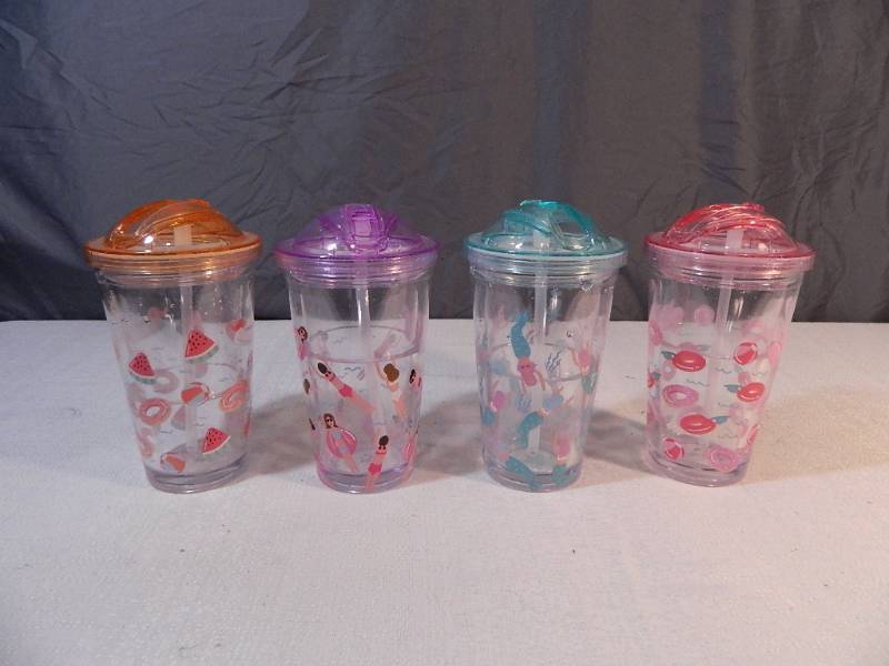 lot 106 image: 4 New Freezable Kids Water Bottles