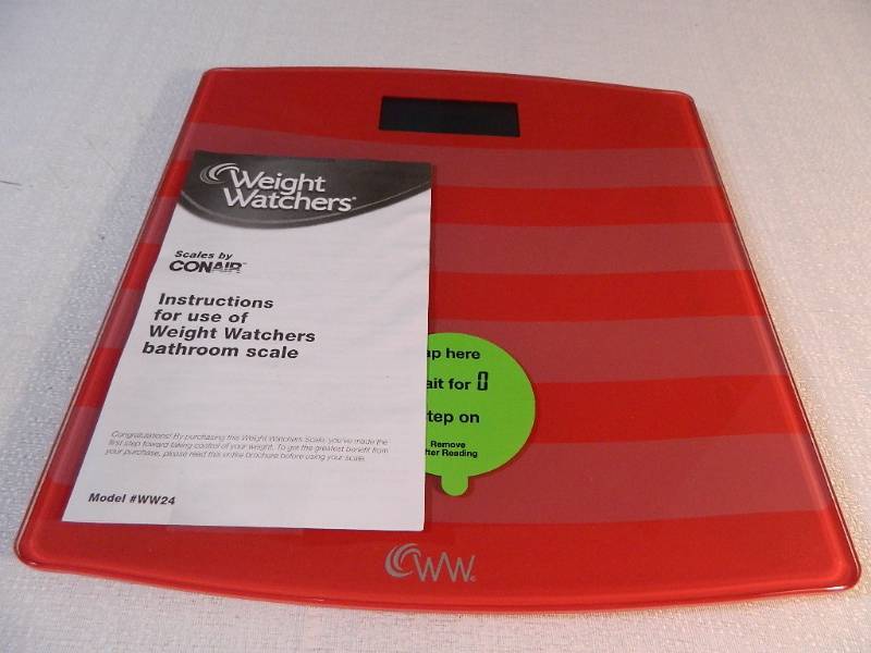 lot 117 image: New Conair Weight Watchers Scale