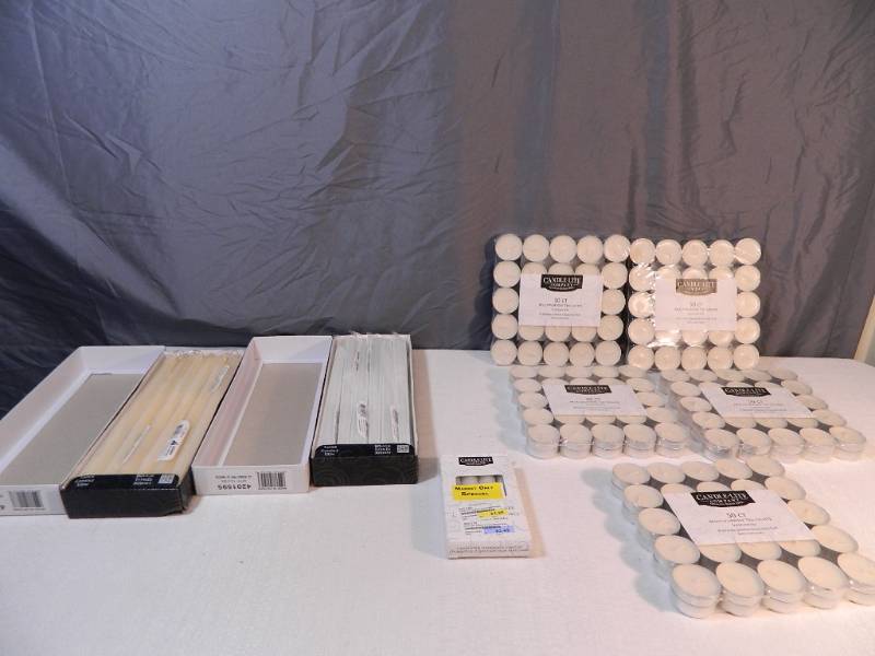 lot 122 image: Large Lot of New Candles