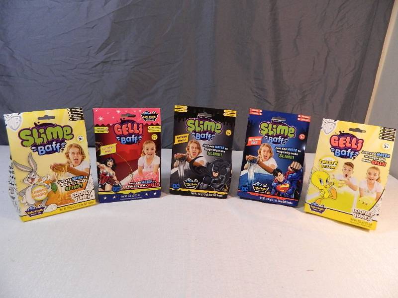 lot 155 image: 5 New DIY Slime  Gelli Kits