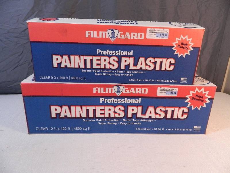 lot 175 image: New Rolls of Painters Plastic