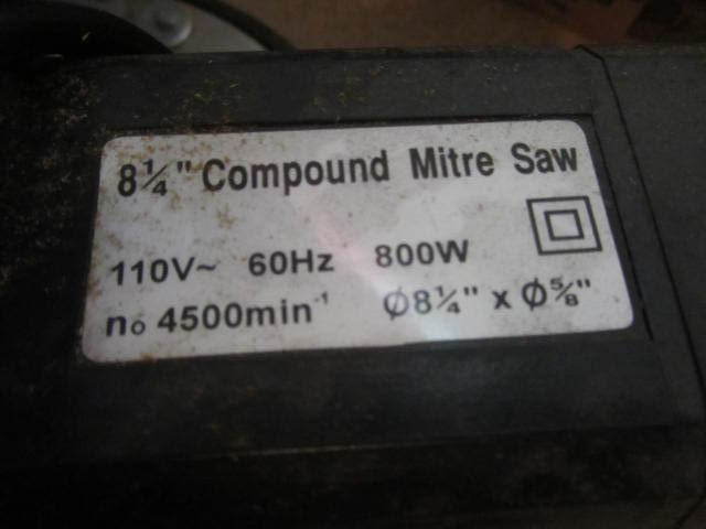 Compound Miter Saw
