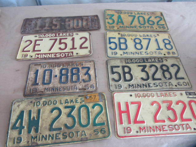 Vintage License Plates