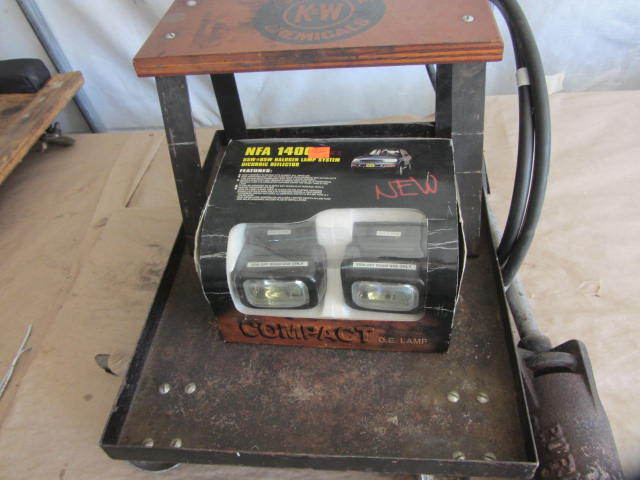 Roller Stool, Lamp, Torch