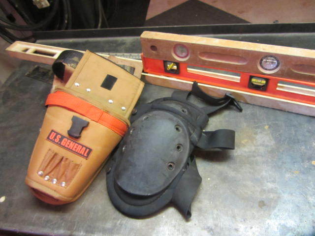 Tool Belt, Knee Pads, Ruler