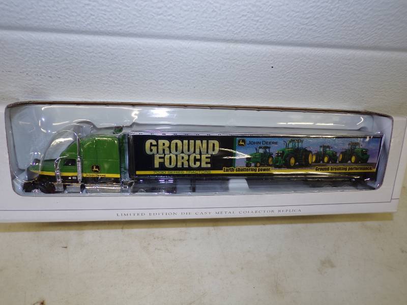 lot 2 image: John Deere Limited Edition Die Cast Metal Collector Replica Ground Force