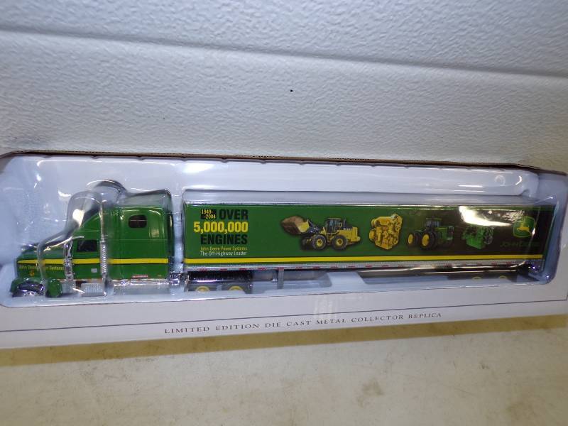 lot 4 image: John Deere Limited Edition Die Cast Metal Collector Replica Over 5,000,000 Engines