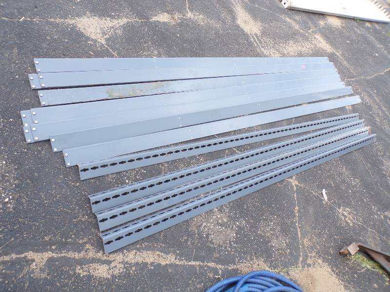 lot 161 image: Metal Shelving Post and Brackets