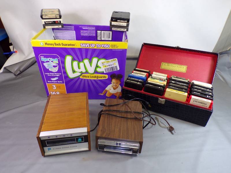 lot 116 image: Vintage 90 Plus 8 Tracks and 2 Players