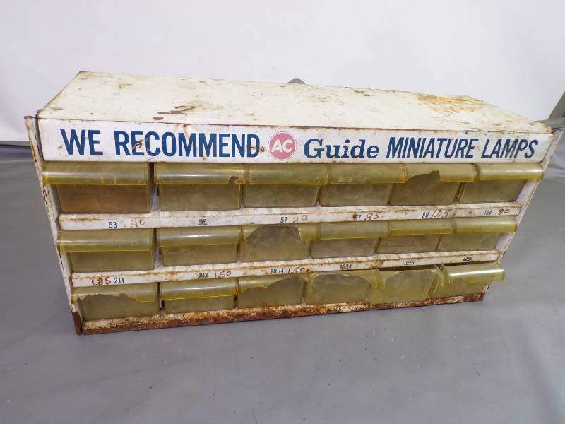lot 121 image: Vintage Store AC Headlamp Store Display