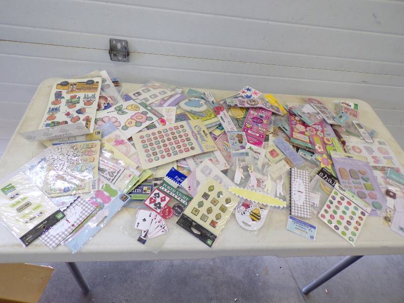 lot 180 image: Large Lot of Scrap Book Supplies