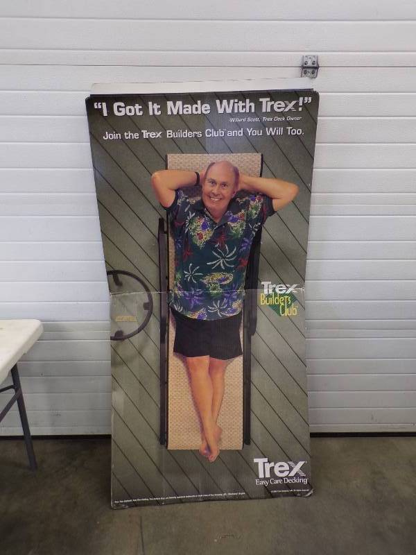 lot 181 image: 6 Willard Scott Standee