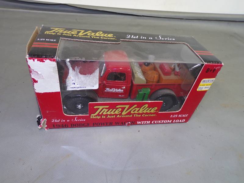 lot 233 image: ERTL True Value Collectable Truck Die cast